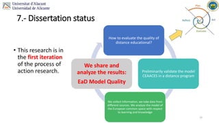 Model for Quality Evaluation and Improvement of Higher Distance ...