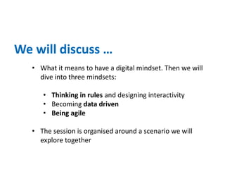 Developing a digital mindset - recording | PPTX
