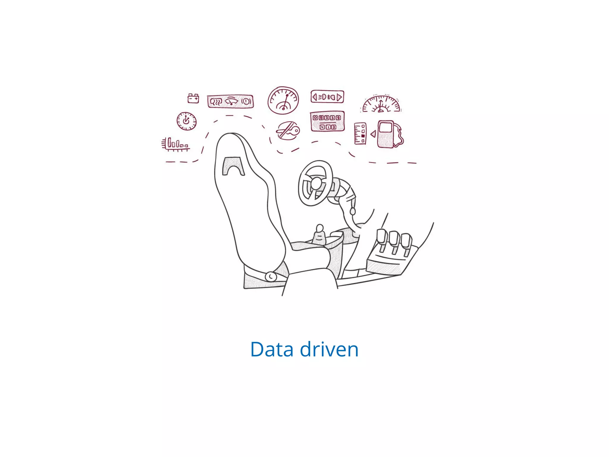 Data driven
 