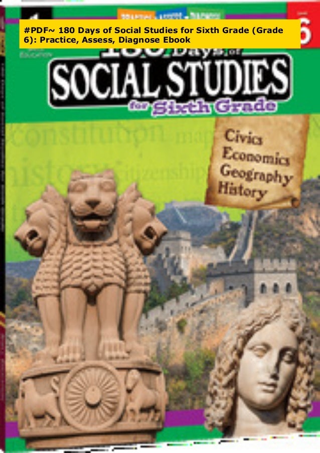 #PDF~ 180 Days of Social Studies for Sixth Grade (Grade 6) Practice