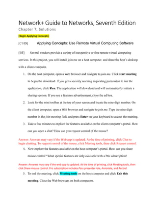 Network+ Guide to Networks 7th Edition West Solutions Manual | PDF
