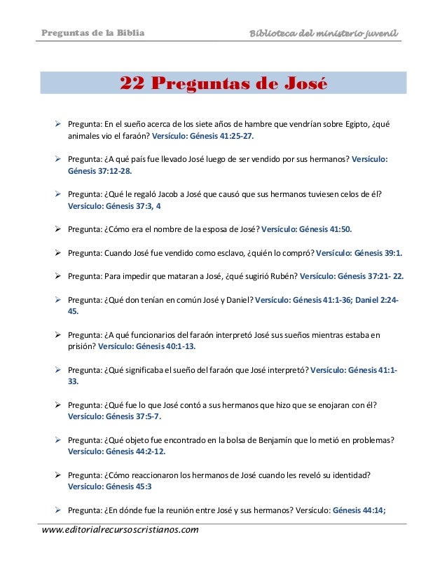 preguntas biblicas sobre la vida de jose 1800 preguntas biblicas preguntas biblicas sobre la vida de jose 1800 preguntas biblicas