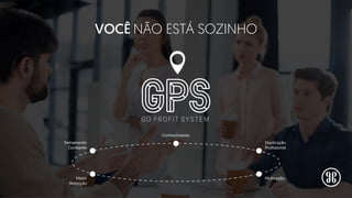 VOCÊ NÃO ESTÁ SOZINHO
Conhecimento
Treinamento
Constante
Maior
Retenção
Motivação
Duplicação
Profissional
 