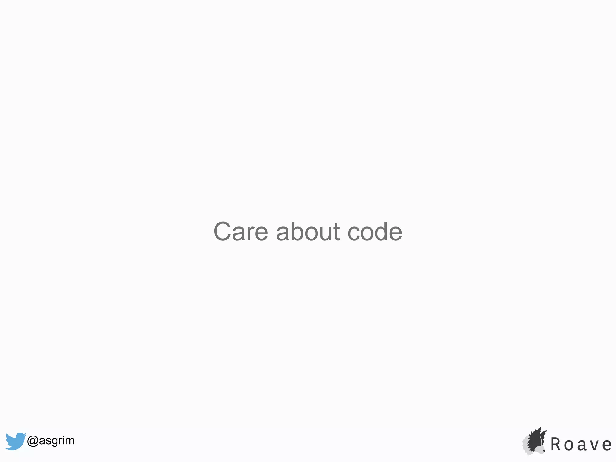 @asgrim Care about code 
