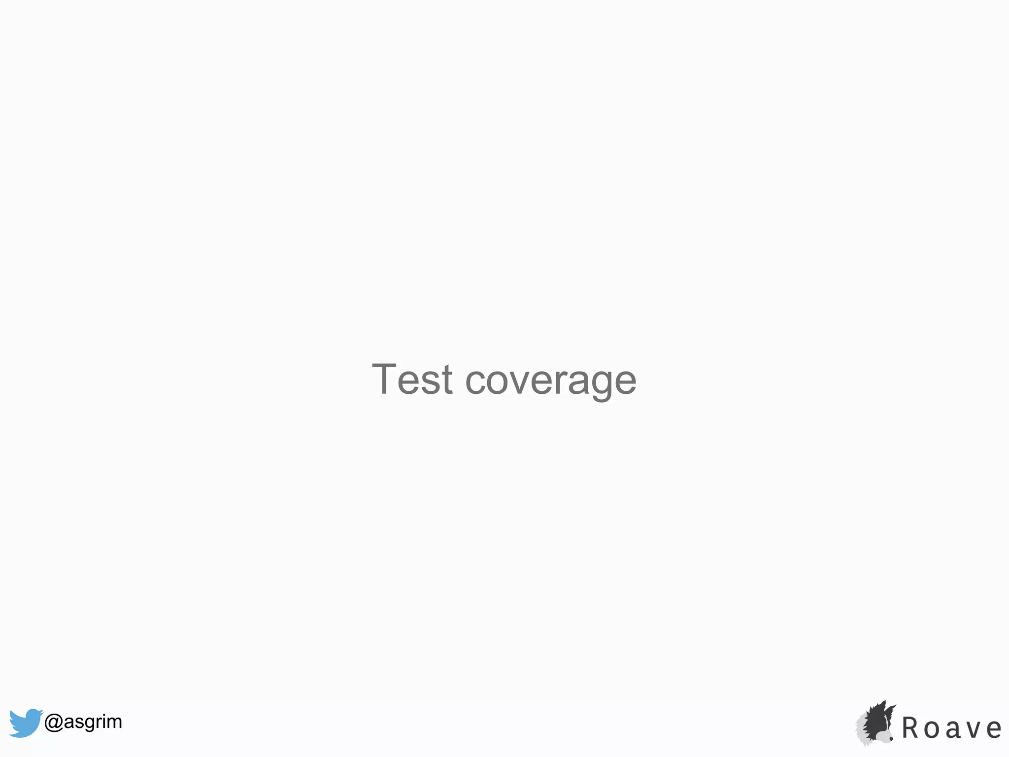 @asgrim Test coverage 