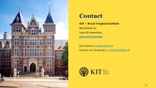 Measuring empowerment of women and girls – Some thoughts on the 'what' and the 'how'