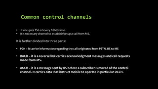 GSM Channels | PPTX