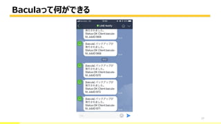 Baculaって何ができる
17
 
