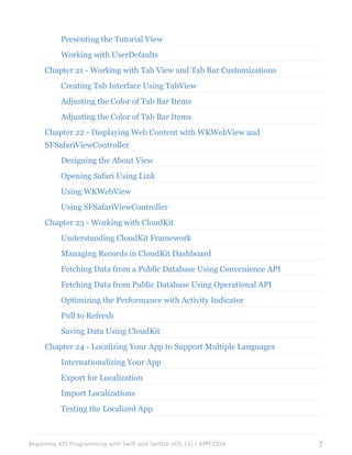 Beginning Ios Programming With Swift And Swiftui Ios 15 Simon Ng | PDF