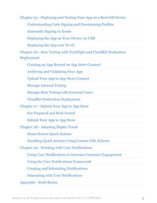 Beginning Ios Programming With Swift And Swiftui Ios 15 Simon Ng | PDF