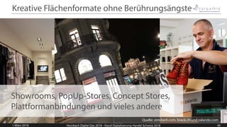 Kreative Flächenformate ohne Berührungsängste
1-März-2018 Hornbach Digital Day 2018 - Stand Digitalisierung Handel Schweiz...