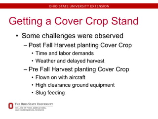 Bruce Clevenger, John Rethmel - Interseeding Cover Crops Into Corn And ...