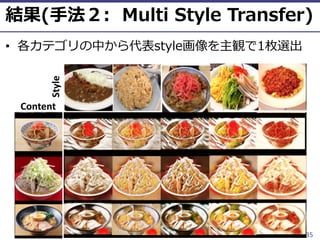 ⓒ 2018 UEC Tokyo.
• 1
35
) (
Content
Style
 