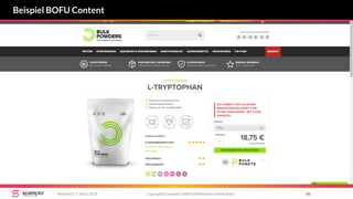 copyright Scompler GmbH (alle Rechte vorbehalten) 48Mittwoch, 7. März 2018
Beispiel BOFU Content
 