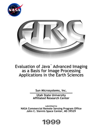 * Evaluation of Java Advanced Imaging (1.0.2) as a Basis for Image ...