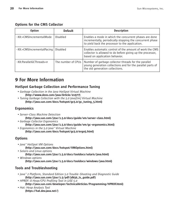 Memory Management in the Java HotSpot Virtual Machine