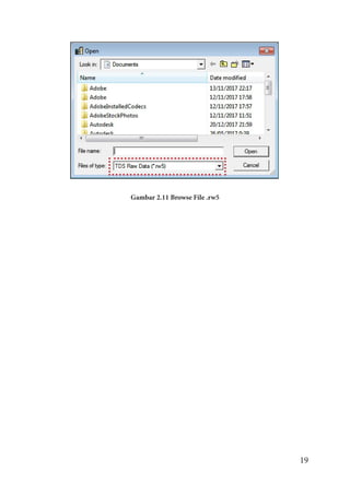 Rw5 File Format Mengontrol Pekerjaan Survey Lapangan | PDF