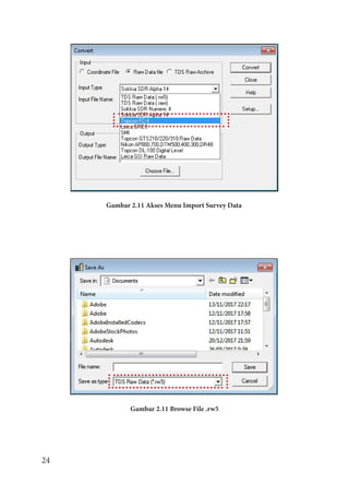 Rw5 File Format Mengontrol Pekerjaan Survey Lapangan | PDF