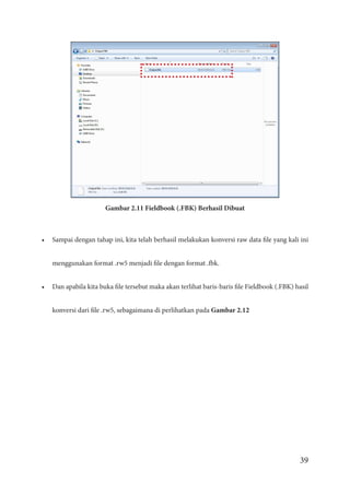Rw5 File Format Mengontrol Pekerjaan Survey Lapangan | PDF