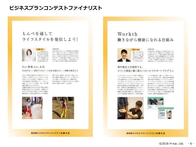 高知家ビジネスプランコンテスト 決勝大会ビジュアルレポート