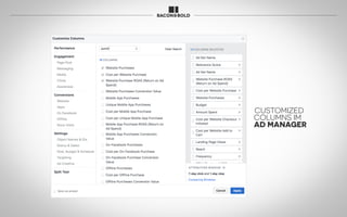 CUSTOMIZED
COLUMNS IM
AD MANAGER
 