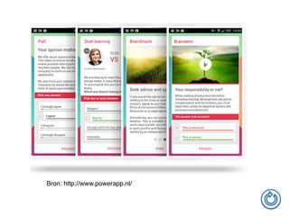 Nieuwe kennis integreren
Bron: http://www.powerapp.nl/
 