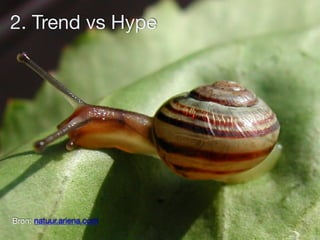 Bron: natuur.ariena.com
2. Trend vs Hype
 
