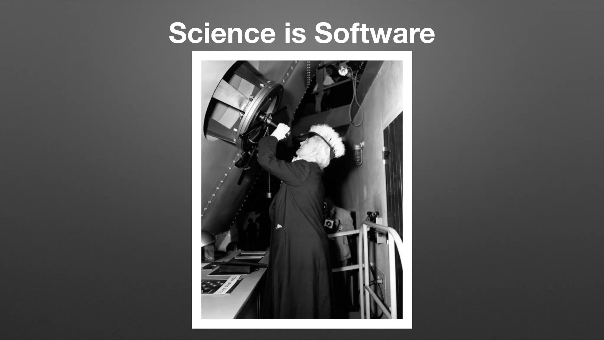 Science is Software
 