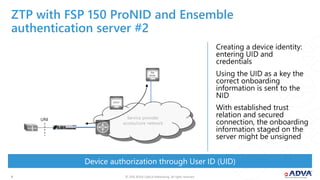 Automated and secure service activation at the network edge with zero ...