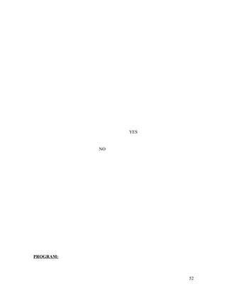 YES
NO
PROGRAM:
52
 