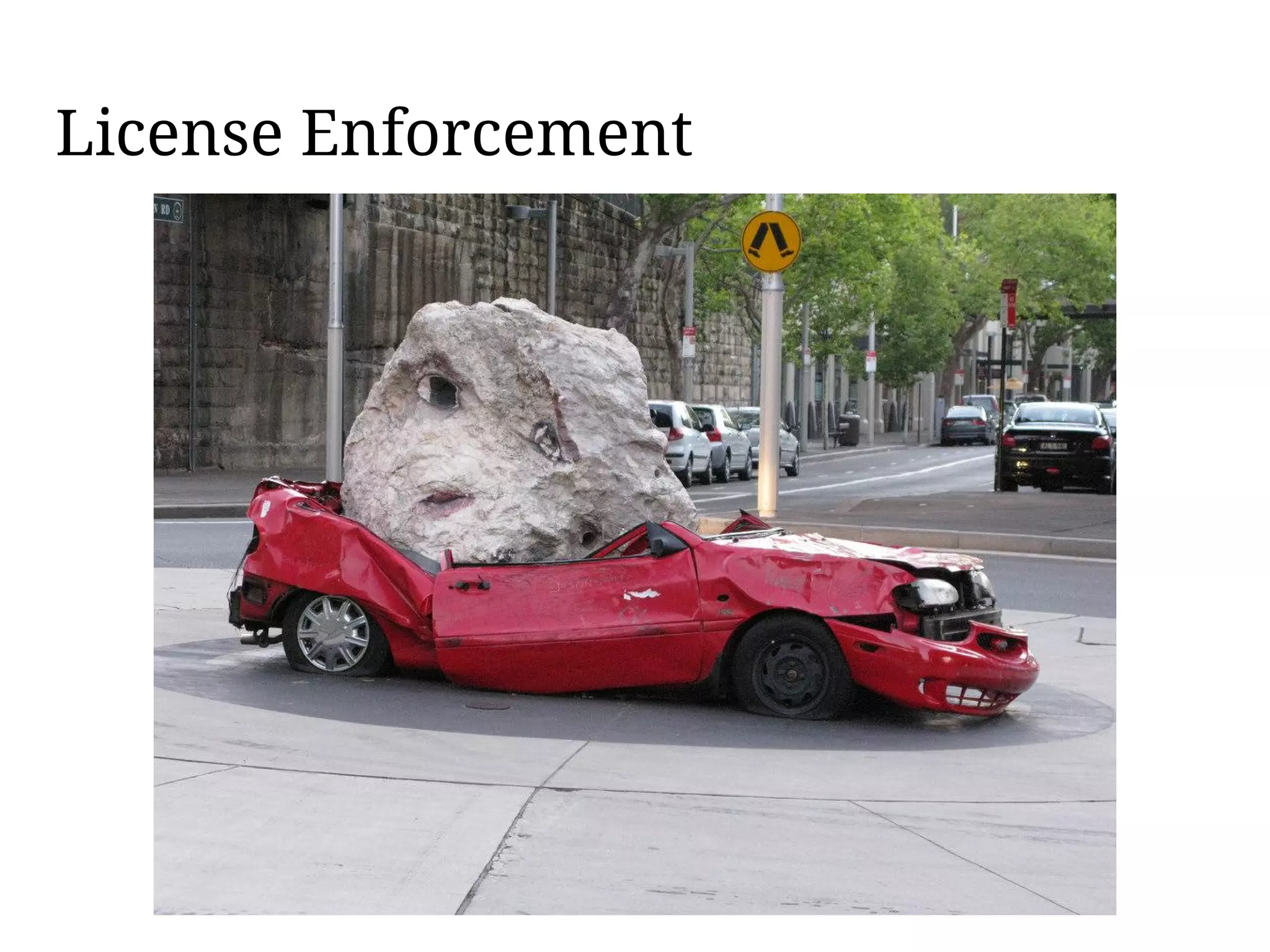 License Enforcement
 