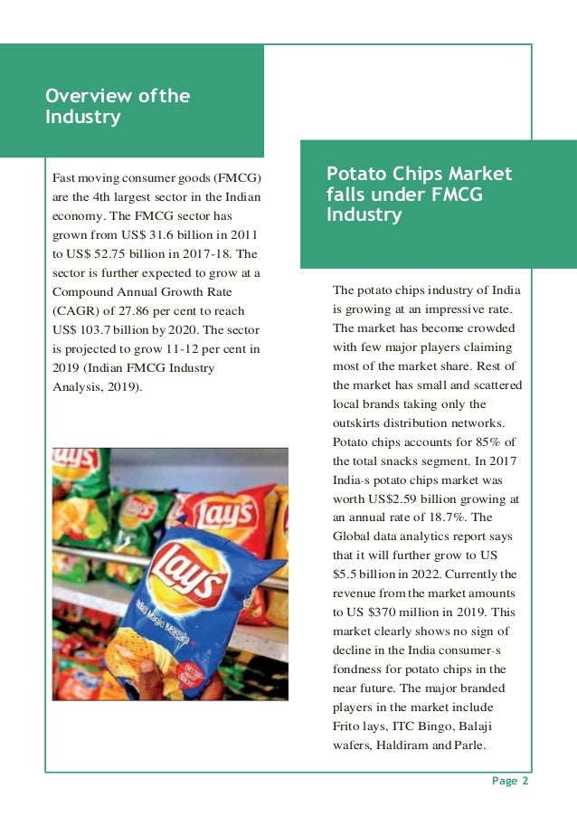 Marketing Strategy in the Indian Potato chips market