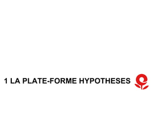 1 LA PLATE-FORME HYPOTHESES
 