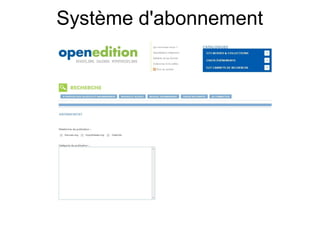 Système d'abonnement
 