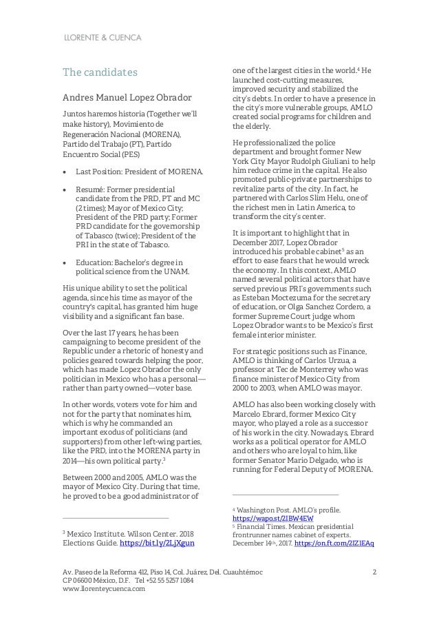 Mexican Elections 18