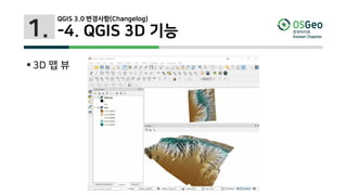 1.
 3D 맵 뷰
QGIS 3.0 변경사항(Changelog)
-4. QGIS 3D 기능
 