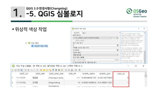1.
 위상적 색상 작업
QGIS 3.0 변경사항(Changelog)
-5. QGIS 심볼로지
 