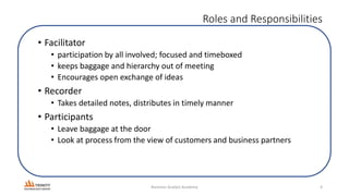 Workshop Roles Tree 180605 workshop management | PPTX