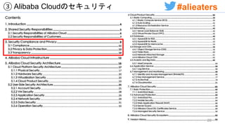 ③ Alibaba Cloudのセキュリティ
20
#alieaters
 