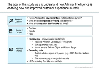 Artificial Intelligence improving customer experience in Retail | PPTX