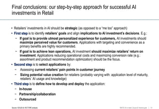 Artificial Intelligence improving customer experience in Retail | PPTX