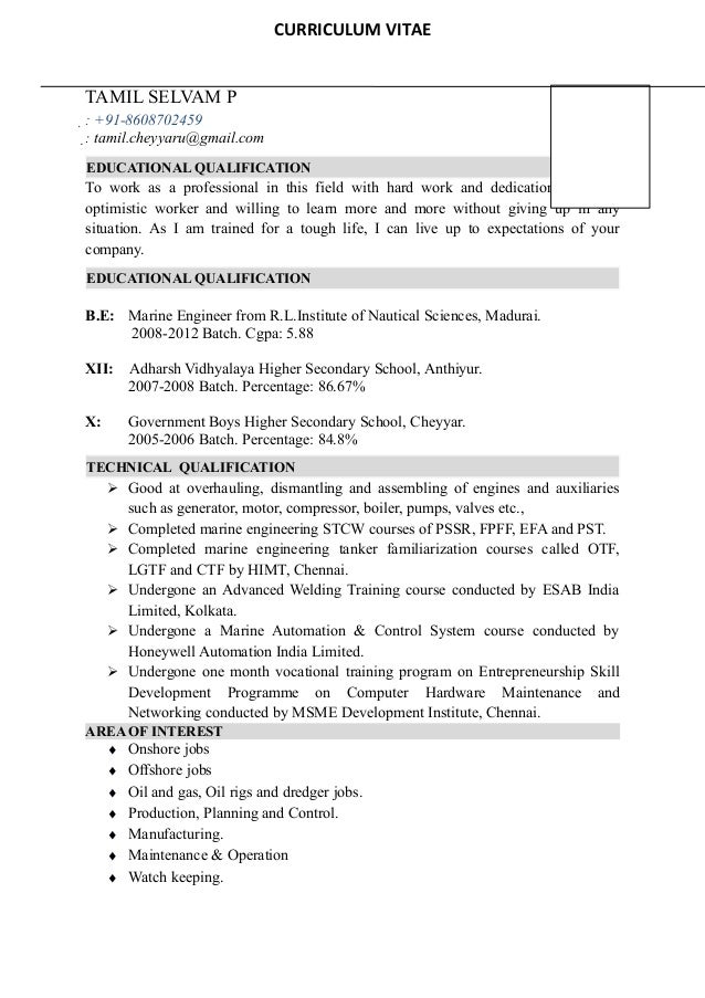 TAMIL SELVAM P (RESUME)