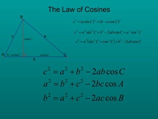The Law of Cosines 