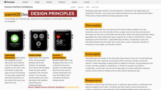   DESIGN PRINCIPLES 
Source: Apple Human Interface Guidelines [commented]
 