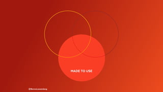 @BennoLoewenberg
MADE TO USE
 