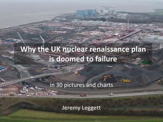 Why the UK nuclear renaissance plan
is doomed to failure
in 30 pictures and charts
Jeremy Leggett
 