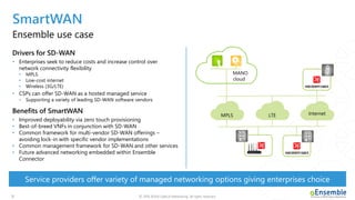 © 2018 ADVA Optical Networking. All rights reserved.1212
Drivers for SD-WAN
• Enterprises seek to reduce costs and increas...