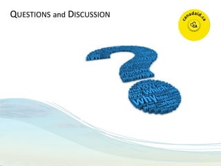 QUESTIONS and DISCUSSION
 