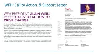 WFH: Call to Action & Support Letter
PRESIDENT
Alain Weill
VICE-PRESIDENT MEDICAL
Glenn Pierce
VICE-PRESIDENT FINANCE
Barr...