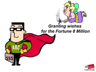Granting wishes
for the Fortune 8 Million
$$$$$$
 